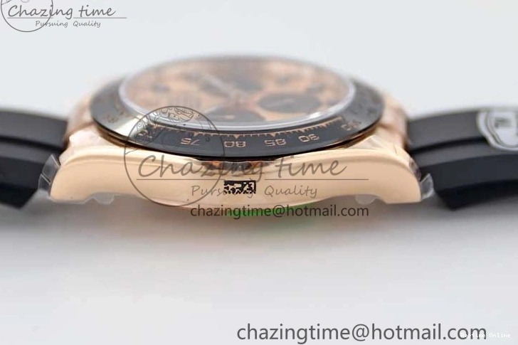 0202 WrinkleFree Daytona 116515 RG TWF 1:1 Best Edition 904L Steel RG Black Dial on Oysterflex Strap A 2417